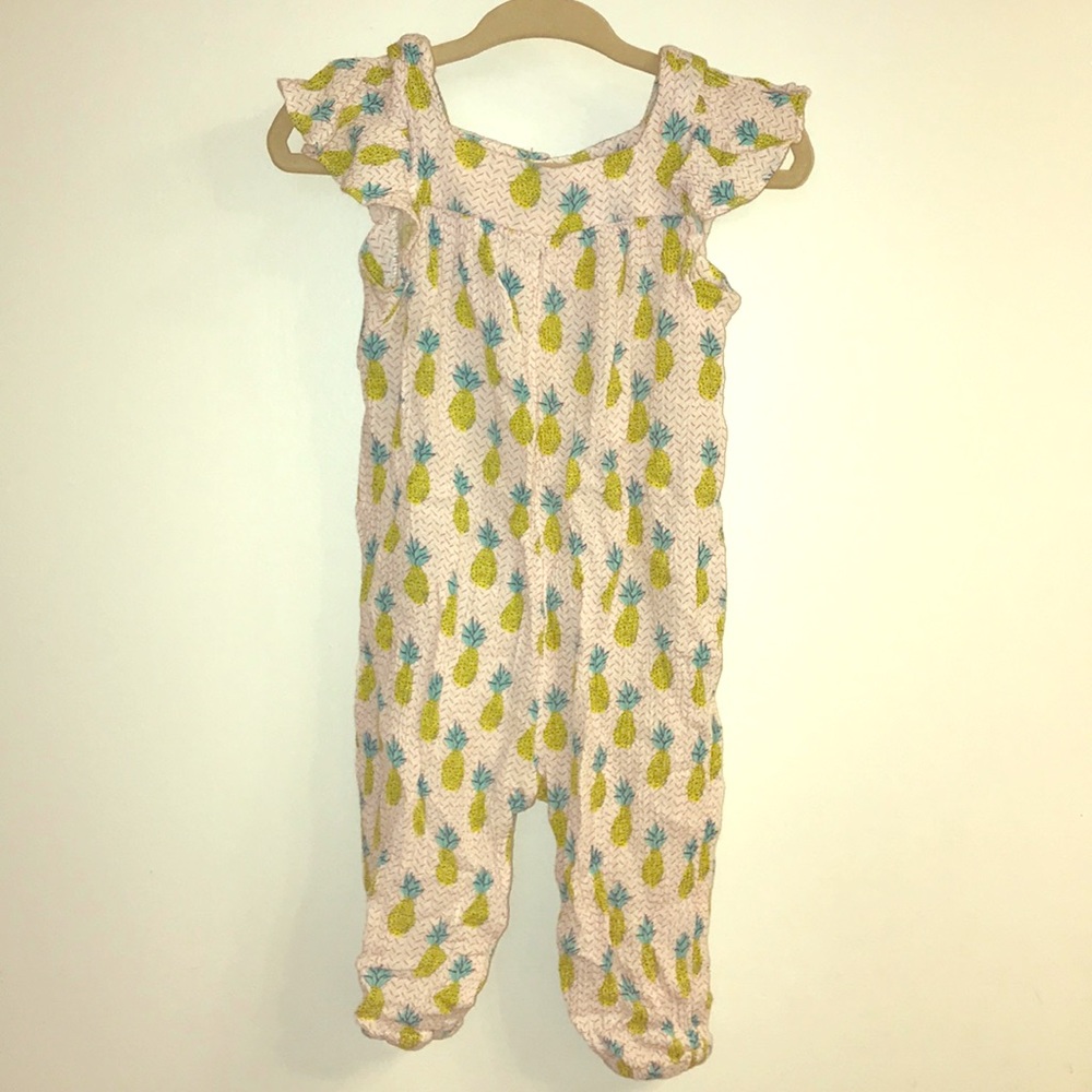 Zara BabyGirl Pineapple print jumpsuit